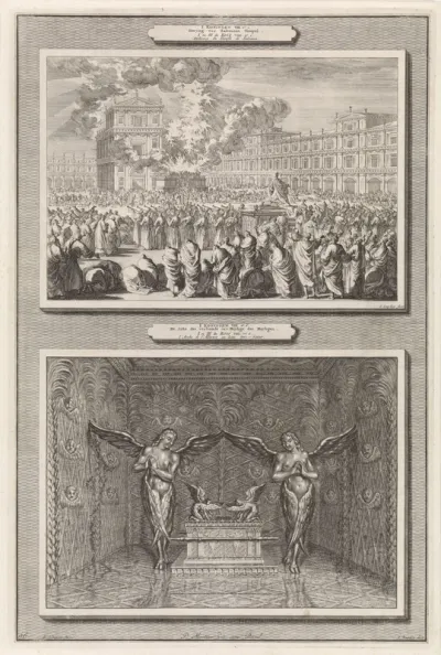 Inwijding van de tempel van Salomo en de ark van het verbond