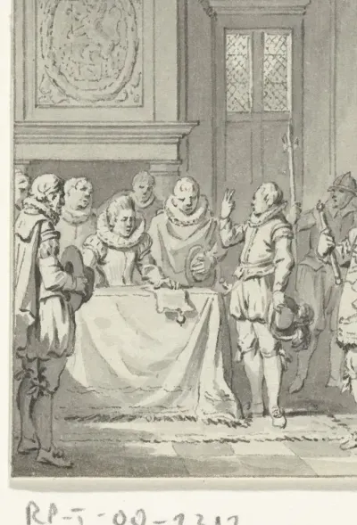 Inzwering van keizer Karel V te Dordrecht, 1515