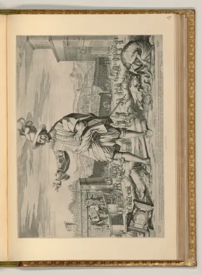 Ioannes Altus (Johann Alten) von der Schweizer Garde steht auf dem Quirinal in Rom