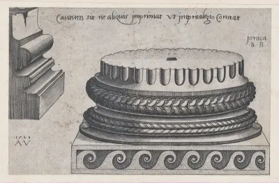 Ionic Base, from "Speculum Romanae Magnificentiae"
