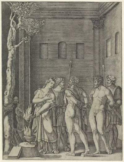 Iphigenia herkent Orestes