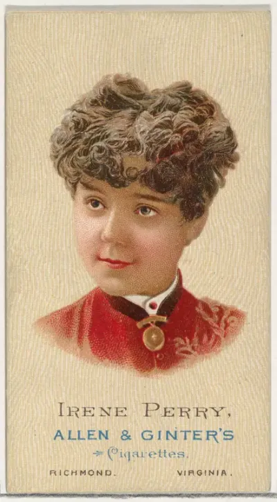 Irene Perry, from World's Beauties, Series 2 (N27) for Allen & Ginter Cigarettes