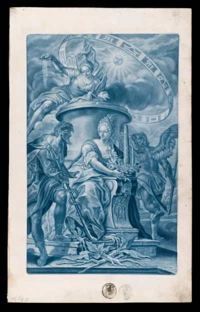 Iris, Aesculapius and Flora routing death