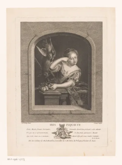 Iris met jachtstilleven en horloge