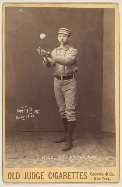 Irwin, Shortstop, Philadelphia, from the series Old Judge Cigarettes
