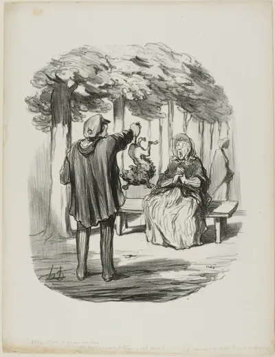 "Is this your dog here?," plate 20 from Tout Ce Qu'on Voudra