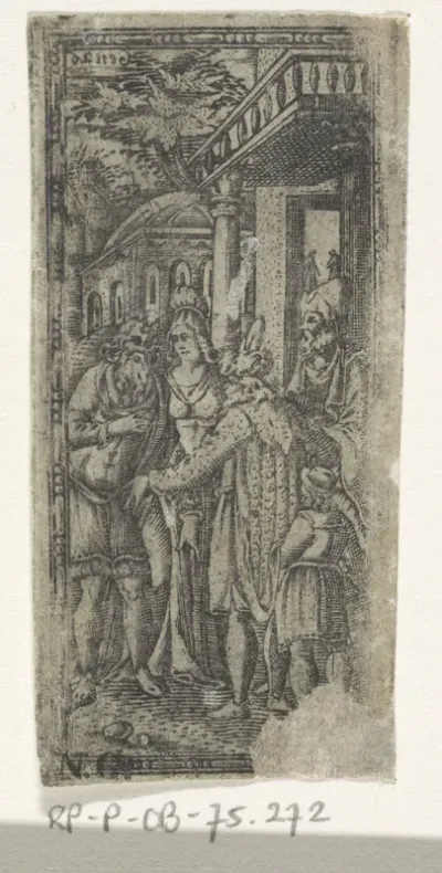Isaak en Rebekka bij koning Abimelech