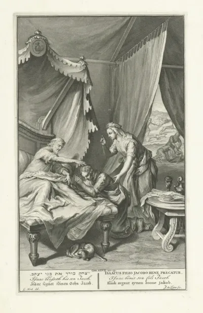 Isaak zegent Jakob