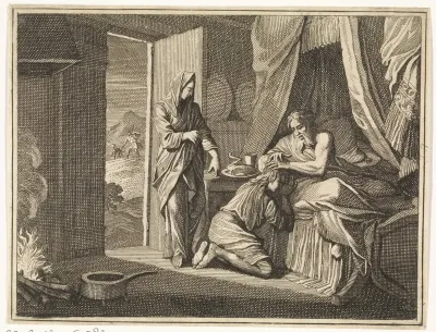 Isaak zegent Jakob
