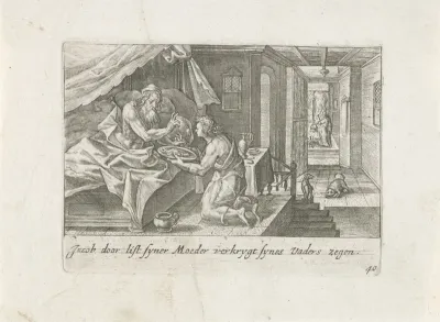 Isaak zegent Jakob
