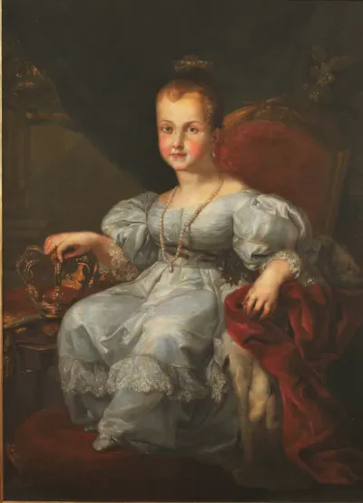 Isabel II, niña