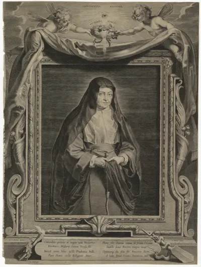 [Isabelle, archiduchesse d'Autriche, infante d'Espagne]. P. P. Rubens pinxit. P. Pontius sculpsit. Cum privilegiis