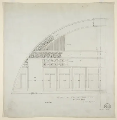 Isaiah Temple, Chicago, Illinois, Organ Screen Detail