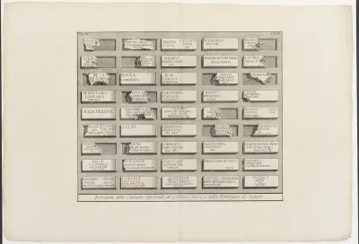 Iscrizioni delle Camere sepolcrali de' Liberti e Servi, ec. della Famiglia di Augusto, XXXIII