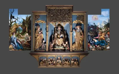 Isenheim Altarpiece, second opening‎