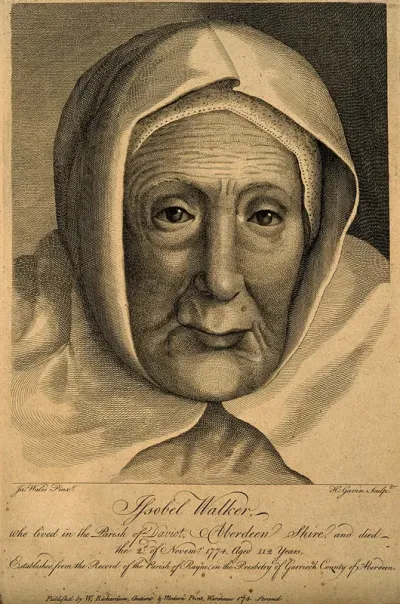 Isobel Walker, aged 112
