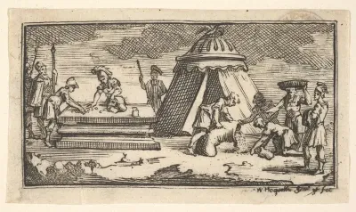 Issued Barley Instead of Wheat [first version] (John Beaver, Roman Military Punishments, 1725)