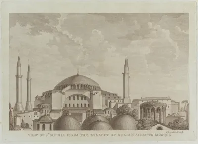 Istanbul: Ayasofia from the Blue Mosque