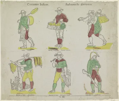 Italiaansche Costumen / Costumes Italiens