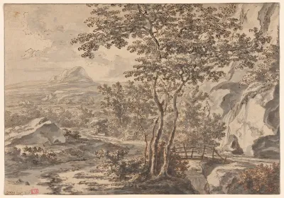 Italian Landscape with a Bridge