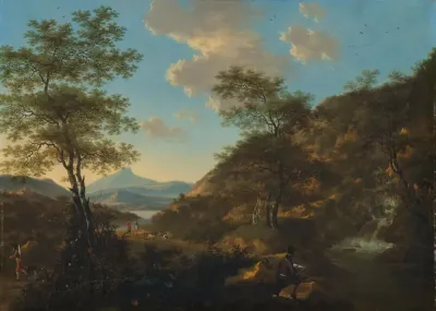 Italian Landscape with Draftsman