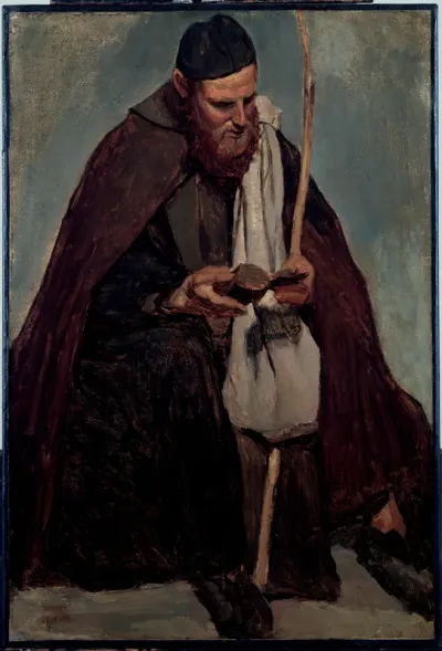 Italian Monk Reading