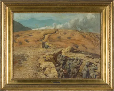 Italian trenches on the Vodice awaiting an attack