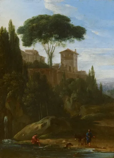 Italianate Landscape with Buildings