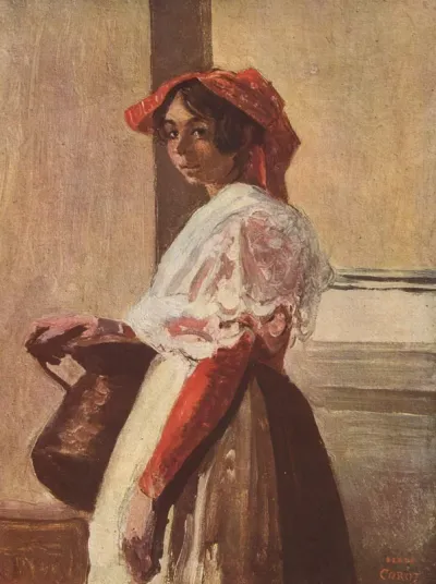 Italienne avec cruche
