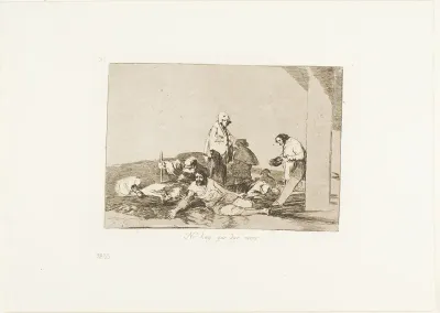 It's no use crying out, plate 58 from The Disasters of War