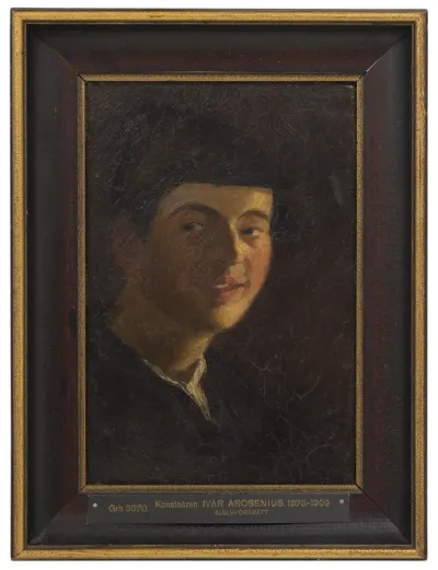 Ivar Arosenius (1878-1909), artist, cartoonist, married to Andrea Cecilia Eva Adler
