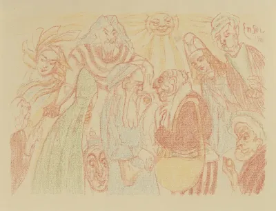 IX. De zilverling van Caesar (uit: Taferelen uit het leven van Christus)