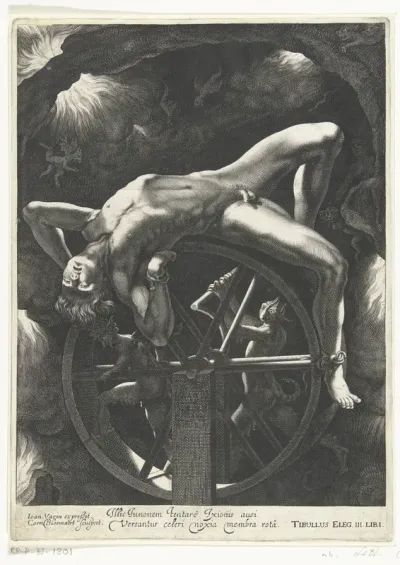 Ixion op het rad