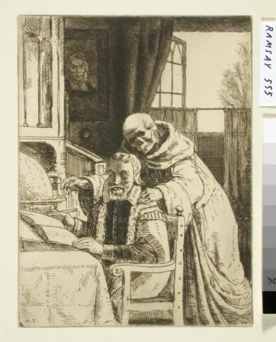 Izaak Walton. Kuvitusta Izaak Waltonin ja Charles Cottonin The Compleat Agler