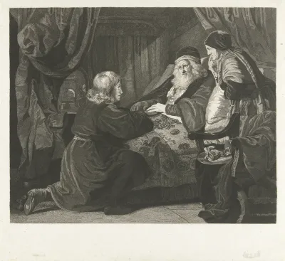Izaak zegent Jakob