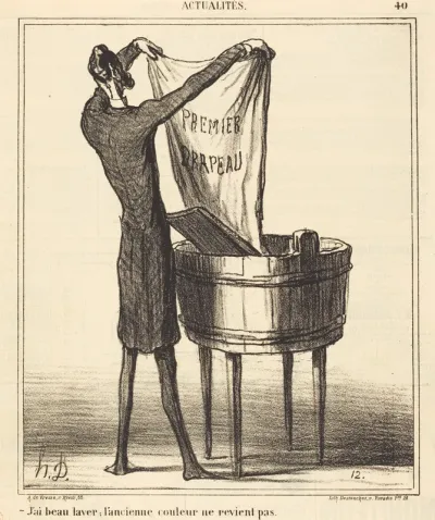J'ai beau laver, l'ancienne couleur...