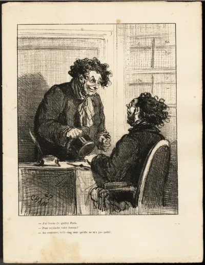 J'ai besoin de quitter Paris-., from Album du Siége