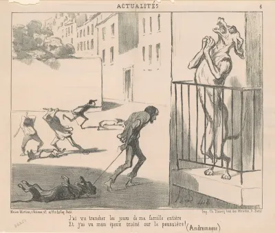 J'ai vu trancher les jours de ma famille ...