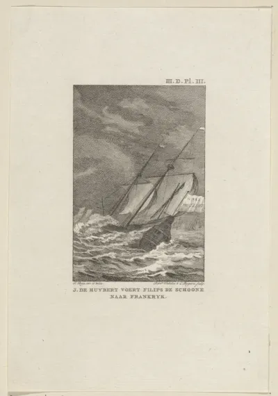 J. de Huijbert vaart Filips de Schone naar Frankrijk, 1506