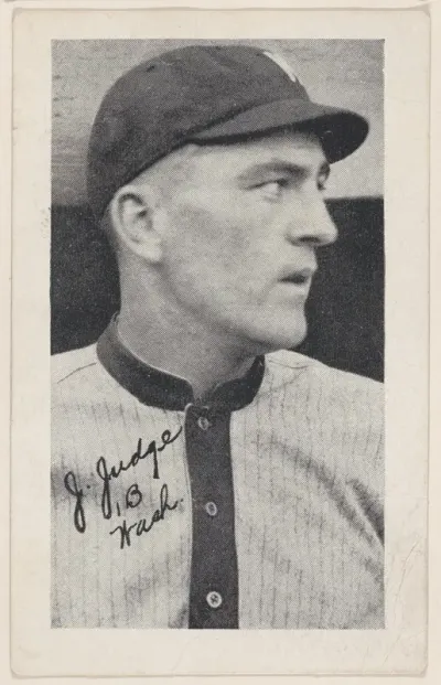 J. Judge, 1 B Wash., from Baseball strip cards (W575-2)