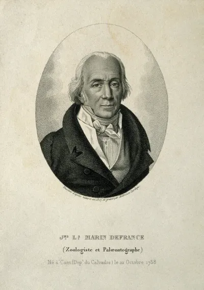 J. L. Marin Defrance. Stipple engraving by A. Tardieu, 1827, after himself