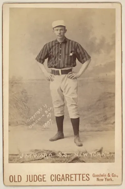 J.M. Ward, Shortstop, New York, from the series Old Judge Cigarettes