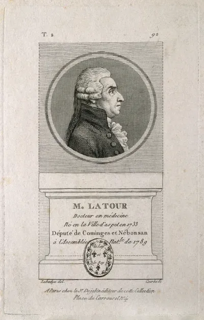 J. P. Latour. Etching by W.N.M. Courbe after C. Labadye