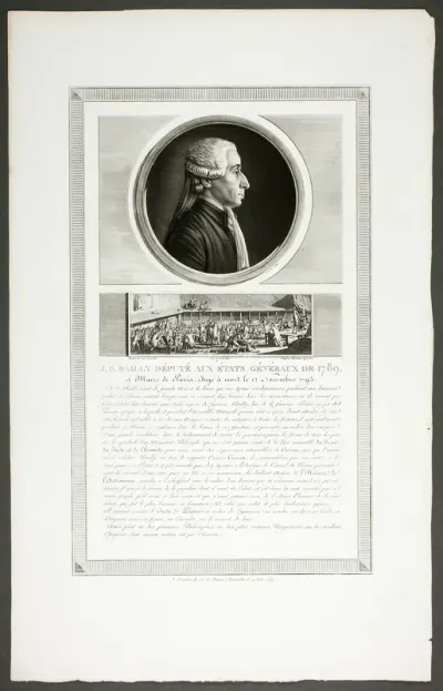 J. S. Bailly, Deputy States General, from the series Tableaux historiques de la révolution française