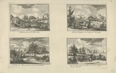 Jacht in de ijszee