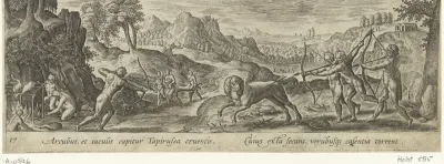 Jacht op een tapir