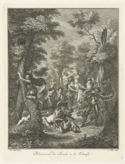 Jacht op een wild zwijn