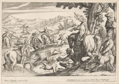 Jacht op everzwijn en hert