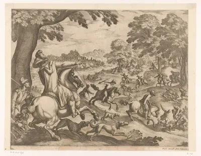 Jacht op herten en everzwijnen