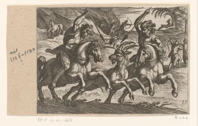 Jacht op hertenbokken